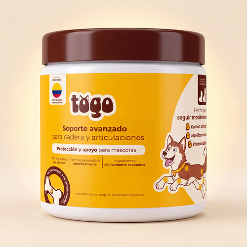 Frasco de TOGO Soporte avanzado para cadera y articulaciones, polvo 200 g